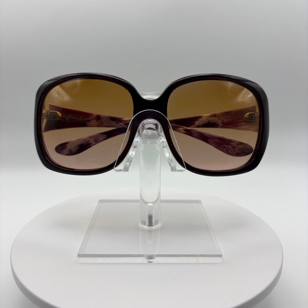 Oakley Unfaithful Purple Tiger Print Oversized Gradient Sunglasses